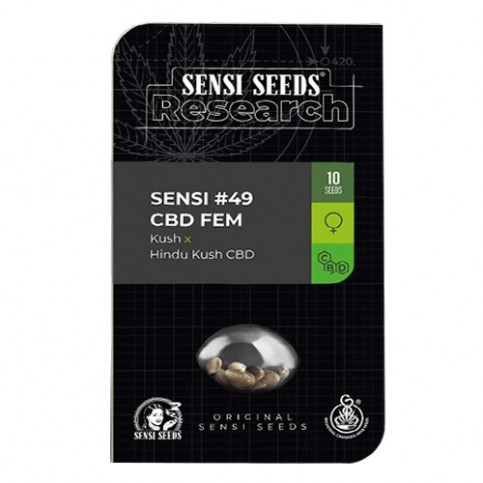 Hindu Kush CBD / Sensi No.49 CBD Feminizované (3 semienka)
