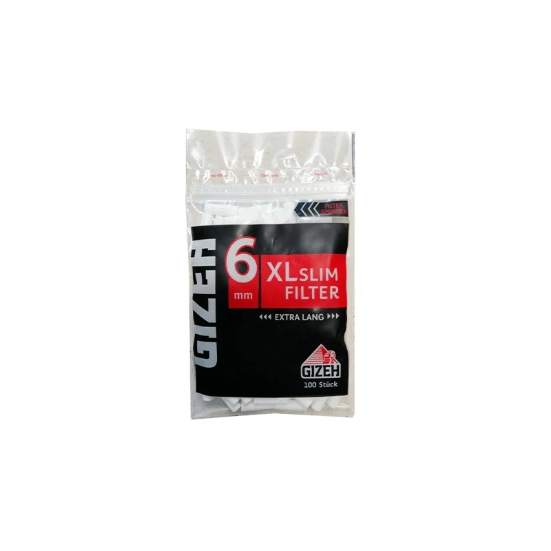 Cigaretové Filtre GIZEH Black Slim XL 100 Inhalt
