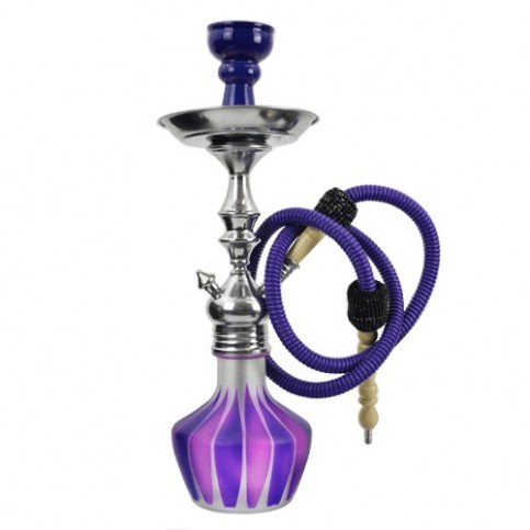 Vodná fajka Aladin Roy 45 cm - Purple