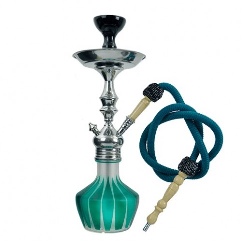 Vodná fajka Aladin Roy 45 cm - Turquoise