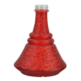 Vodná fajka Aladin Roy 65 cm - Red-Orange