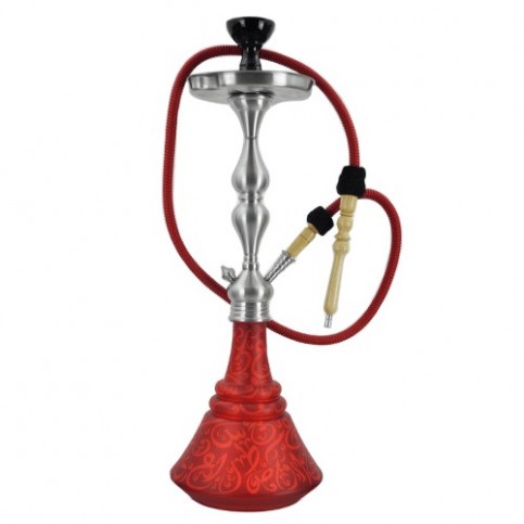 Vodná fajka Aladin Roy 65 cm - Red-Orange