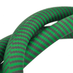 Silikónová hadica na vodnú fajku Aladin Carbon - Green