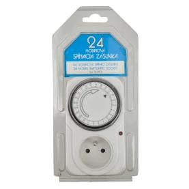 Spínacia zásuvka 24 h