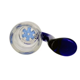 Sklenené bongo Triple Honey Comb od Black Leaf - blue