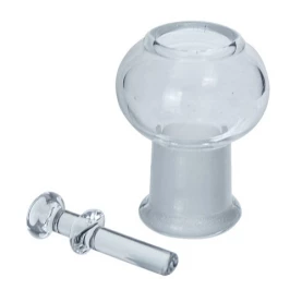 Sklenený Bong OIL Dabbing difúzerom Black