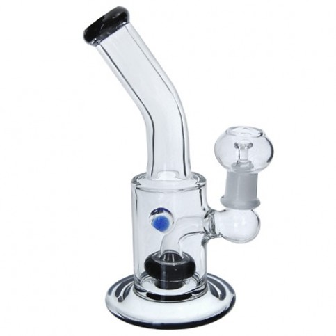 Sklenený Bong OIL Dabbing difúzerom Black