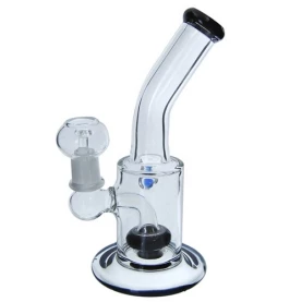 Sklenený Bong OIL Dabbing difúzerom Black