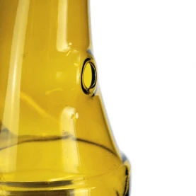 Beer bottle Bong sklenený 27 cm - detail turba