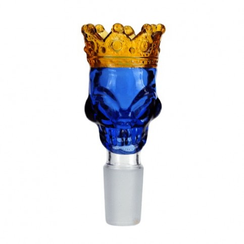 Kotol šluk na bongo King Skull Blue 19 mm