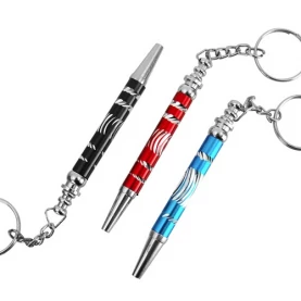 Snuff rúrka kľúčenka pero