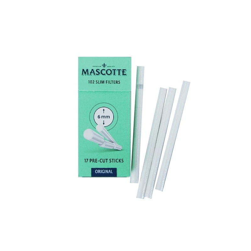 Cigaretové filtre Mascotte Slim - 6 mm
