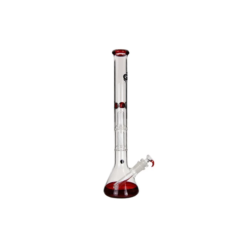 Sklenený Bong Grace Glass Big Beaker Red 54 cm - pohľad zboku