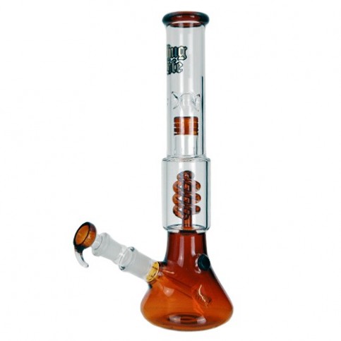 Sklenený Bong Thug Life Umber 35 cm - pohľad zboku