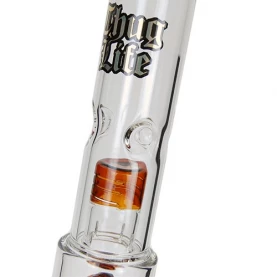 Sklenený Bong Thug Life Umber 35 cm - drum cooler a ľadovač