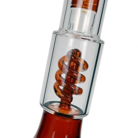 Sklenený Bong Thug Life Umber 35 cm - detail spiral coolera