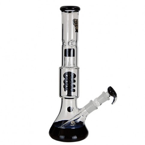 Sklenený Bong Thug Life Black 35 cm