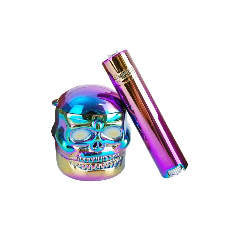 Grinder Set Chameleon Skull: Drvička Skull Chameleon + Kovový Clipper Chameleon