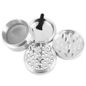 Grinder Drvička RAW Silver 4 dielna