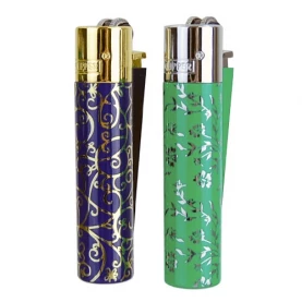 Steel Clipper Metal Blue Green Patern