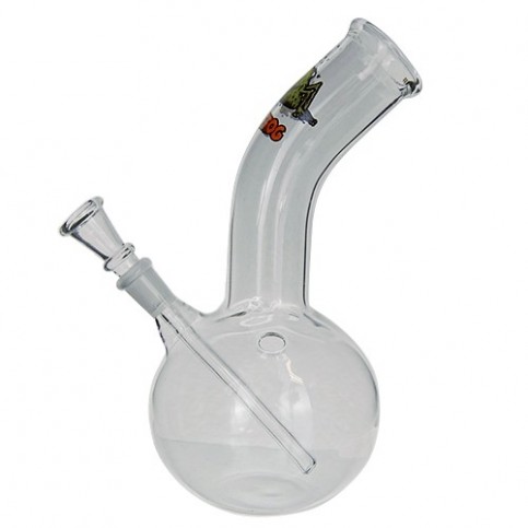 Sklenený bong Boxed Frog 23 cm - pohľad zboku