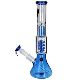 Sklenený Bong Thug Life 35 cm blue