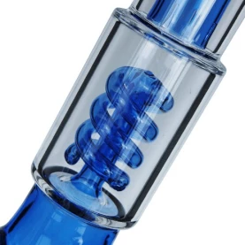 Sklenený Bong Thug Life 35 cm blue