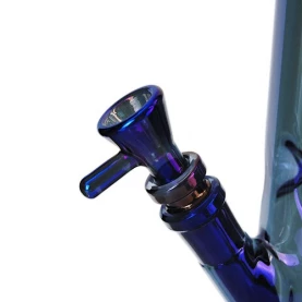 Sklenený Bong Black Leaf  Neverland 45 cm Rainbow