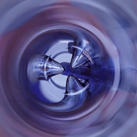 Sklenený Bong Black Leaf  Neverland 45 cm Rainbow