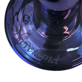 Sklenený Bong Black Leaf  Neverland 45 cm Rainbow