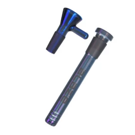 Sklenený Bong Black Leaf  Neverland 45 cm Rainbow