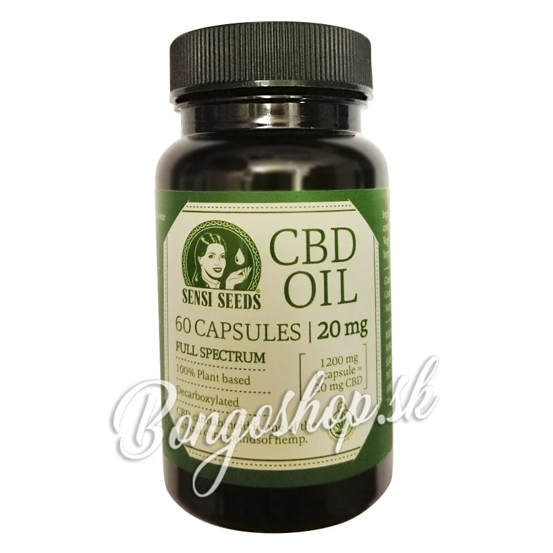 CBD Capsule Sensi Seeds 20 mg / 60 ks v bongoshop