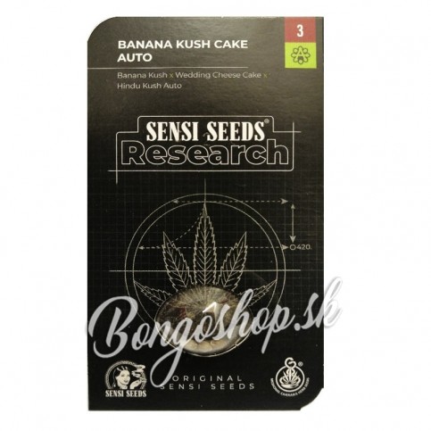 Sensi Banana Kush Cake Automatic (3 semienka) - Semená marihuany Sensi Seeds Research