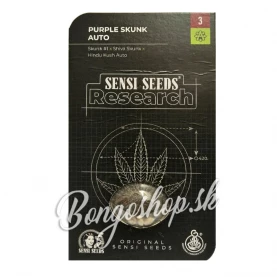 Sensi Purple Skunk Automatic (3 semienka) - Semená marihuany Sensi Seeds Research - balenie troch semien