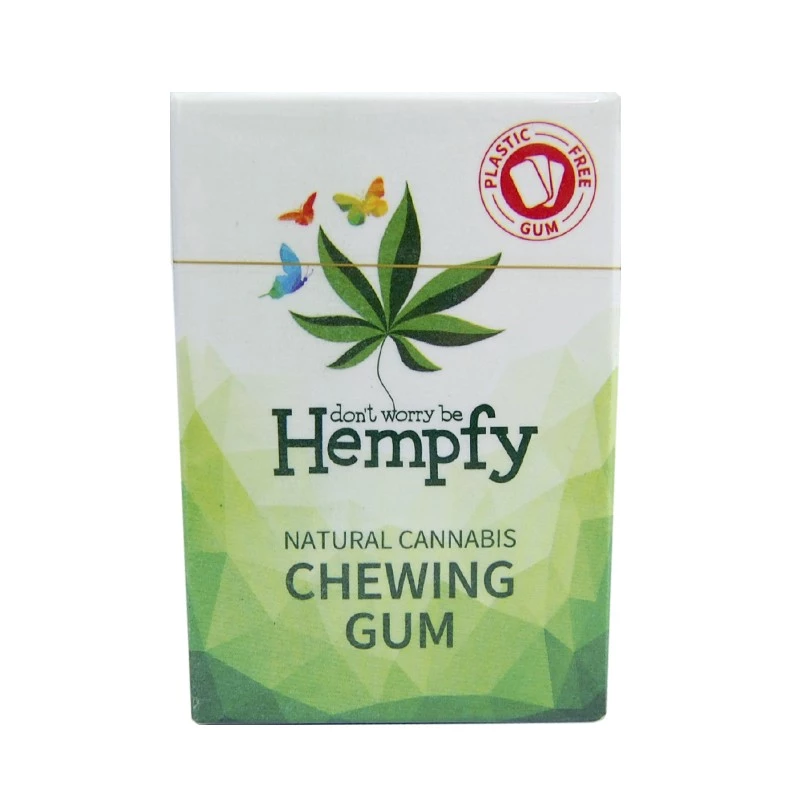 Hempfy - Konopná žuvačka bez cukru - bez THC - 12 žuvačiek v balení
