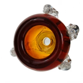 Kotol šluk na bongo Dragon 19 mm - Jantárový Amber