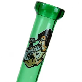 Sklenené bongo Smoking Green Boy 35,5 cm