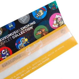 Papieriky Smoking King Size slim - dizajn séria Kukuxumusu