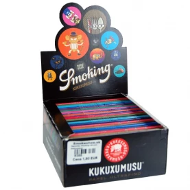 Papieriky Smoking King Size slim - dizajn séria Kukuxumusu