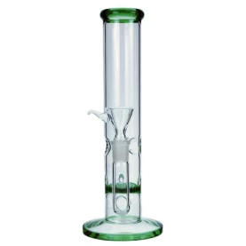 Sklenené Bongo Honeycomb Green 26 cm - pohľad zo strany