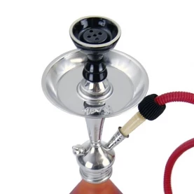 Vodná Fajka Aladin ROY 7 - red orange / červeno-oranžová 48 cm