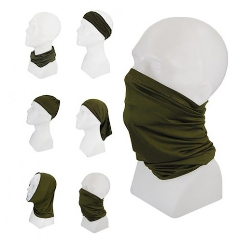 Multifunkčná 3D BUFO šatka - vojenská zelená
