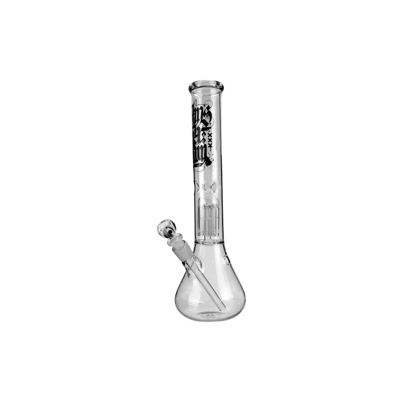 Sklenené bongo Amsterdam Clear 39 cm