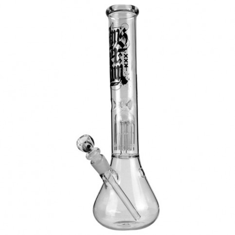 Sklenené bongo Amsterdam Clear 39 cm