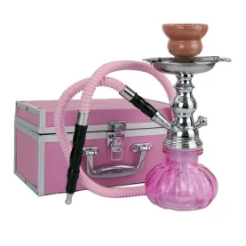 Vodná fajka mini Pink + box