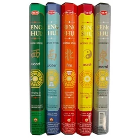 Vonné tyčinky Feng Shui 5v1 Päť elementov - 100 tyčiniek