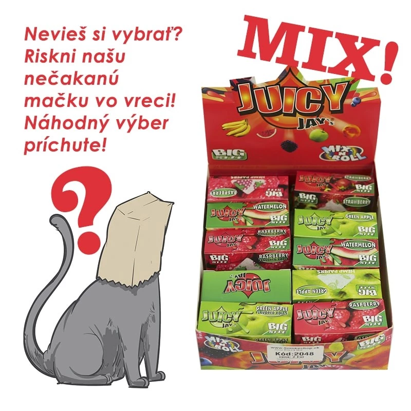 Ochutené papieriky Juicy Jays' Rolls – náhodný mix