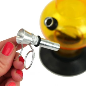 Bongo akryl color double 45 cm - odnímateľný kovový šluk