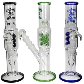 Sklenené bongo Amsterdam mix 28 cm - rôzne farebné prevedenia