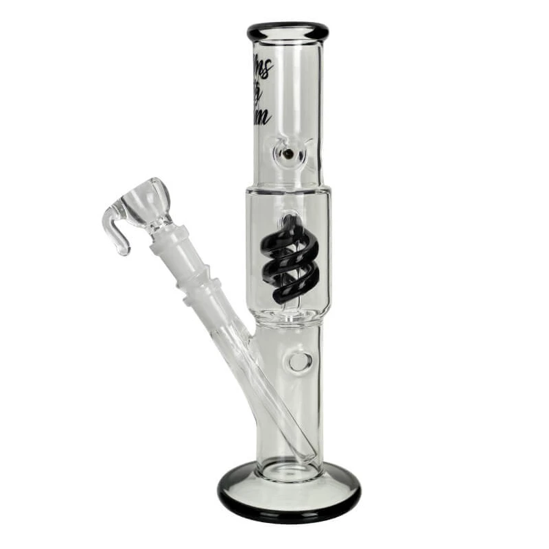 Sklenené bongo Amsterdam mix 28 cm - pohľad zboku